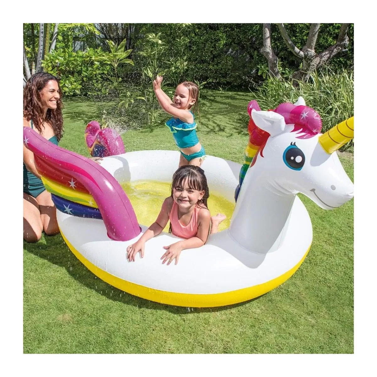 Gloria Store Piscine gonfiabili<Piscina Unicorno 272x193x104cm - Intex