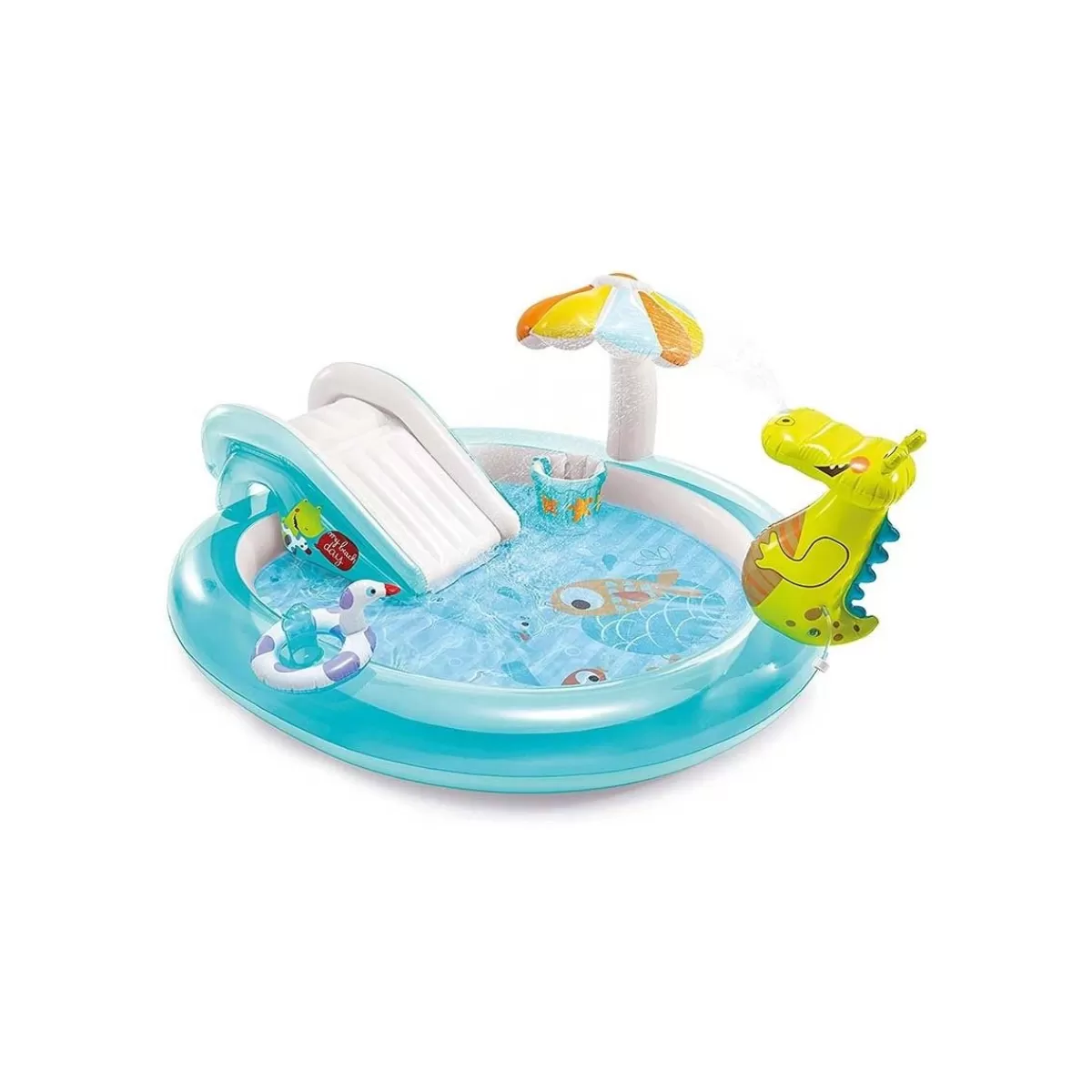 Gloria Store Giochi Gonfiabili | Piscine gonfiabili<Play Center Con Scivolo Gonfiabile 201x170xH.84 Cm - Intex 57165