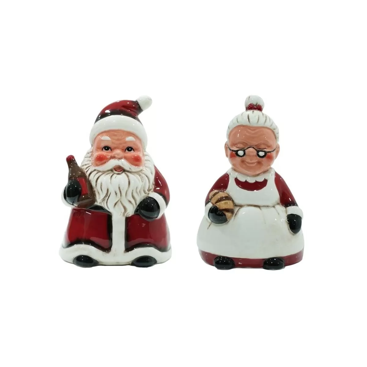 Gloria Store Ceramica<Porta Tovaglioli Natalizi In Ceramica Set 2 Pz