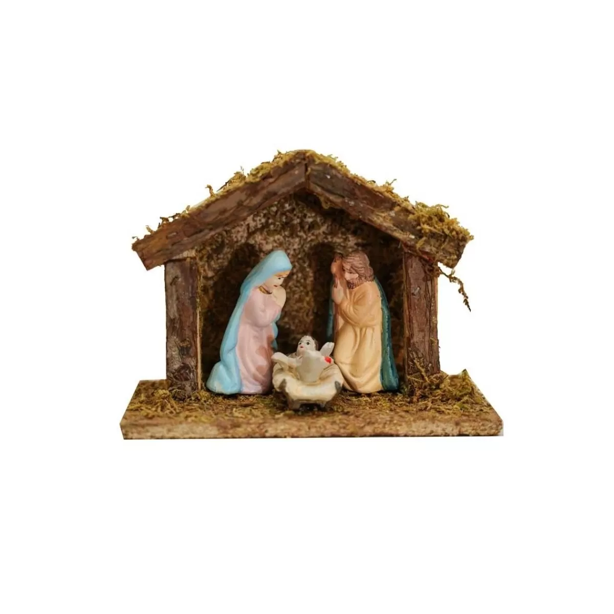 Gloria Store • Natività<Presepe Con Natività In Porcellana 17x7xH.13 Cm