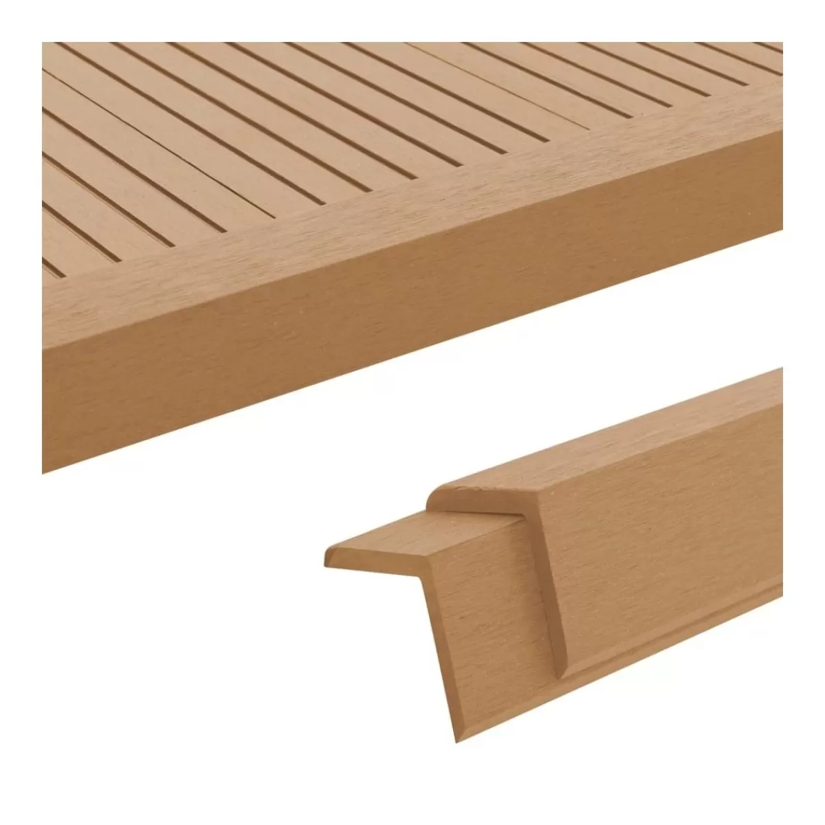 Gloria Store • Pavimento per Esterni e Ciottoli<Profilo Angolare Per Decking In WPC 400 Cm