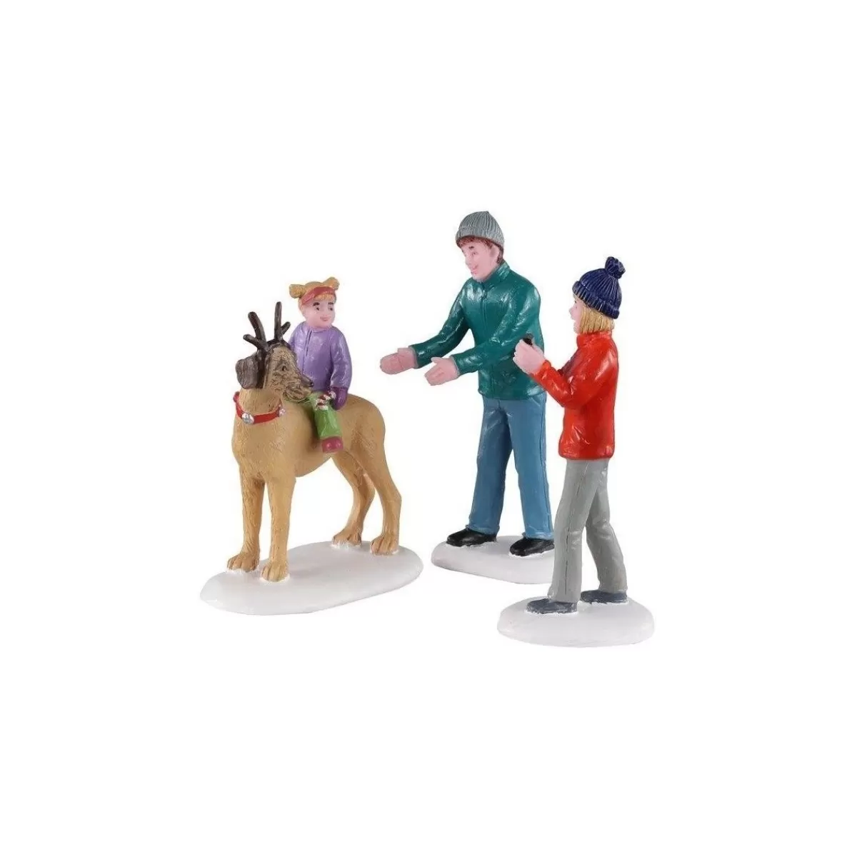 Gloria Store Personaggi<Rover Plays Rudolph Set Of 3 - Cod. 02923 Lemax