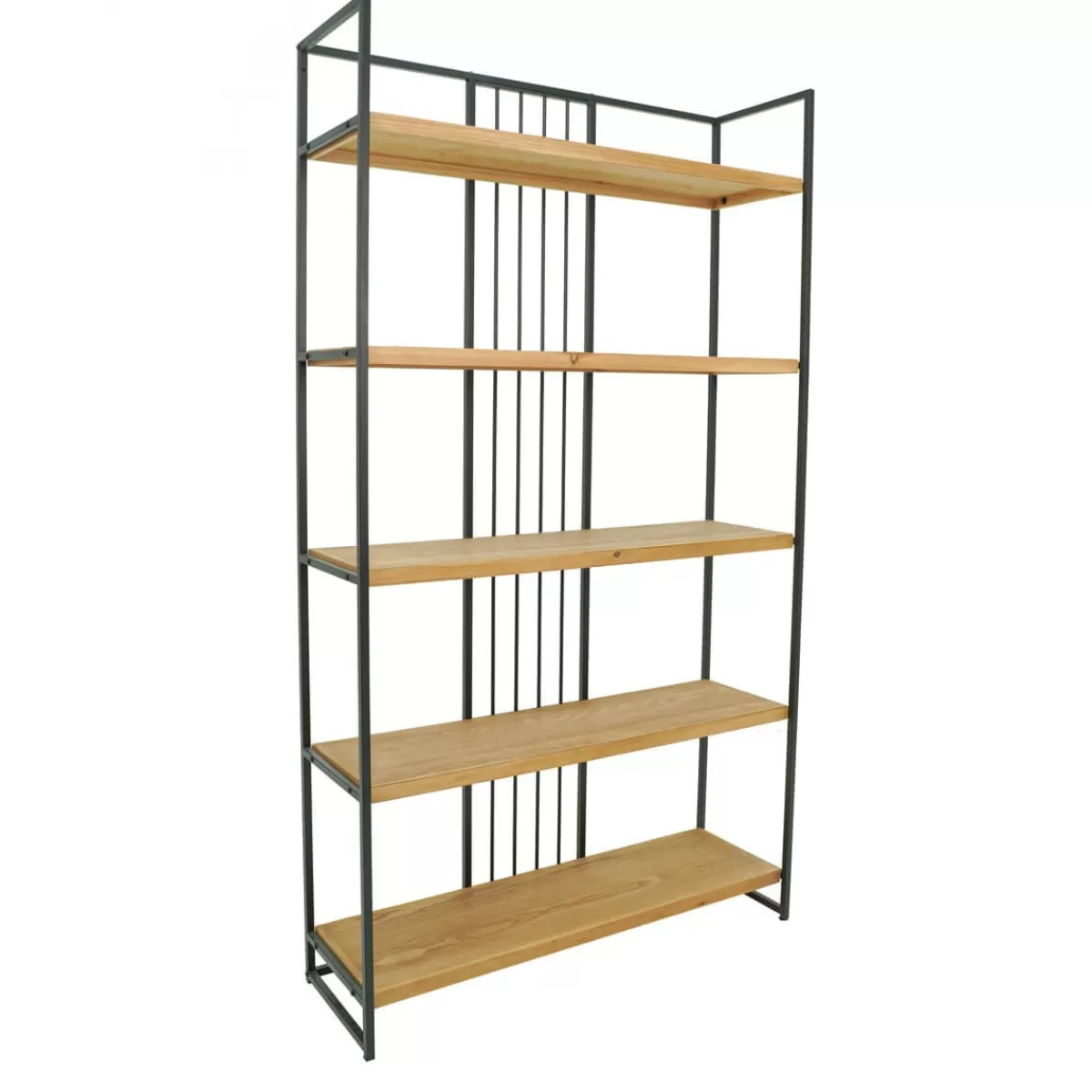 Gloria Store • Espositori e Mobiletti<Scaffale/Libreria In Legno E Metallo, Stile Industrial - Rack