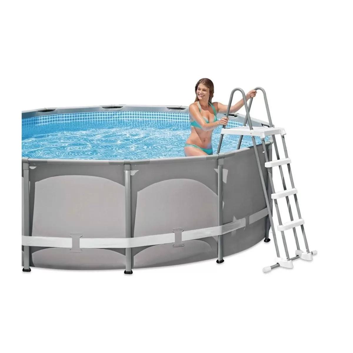 Gloria Store Accessori Intex<Scala Di Sicurezza Per Piscine 122 Cm - Intex 28076