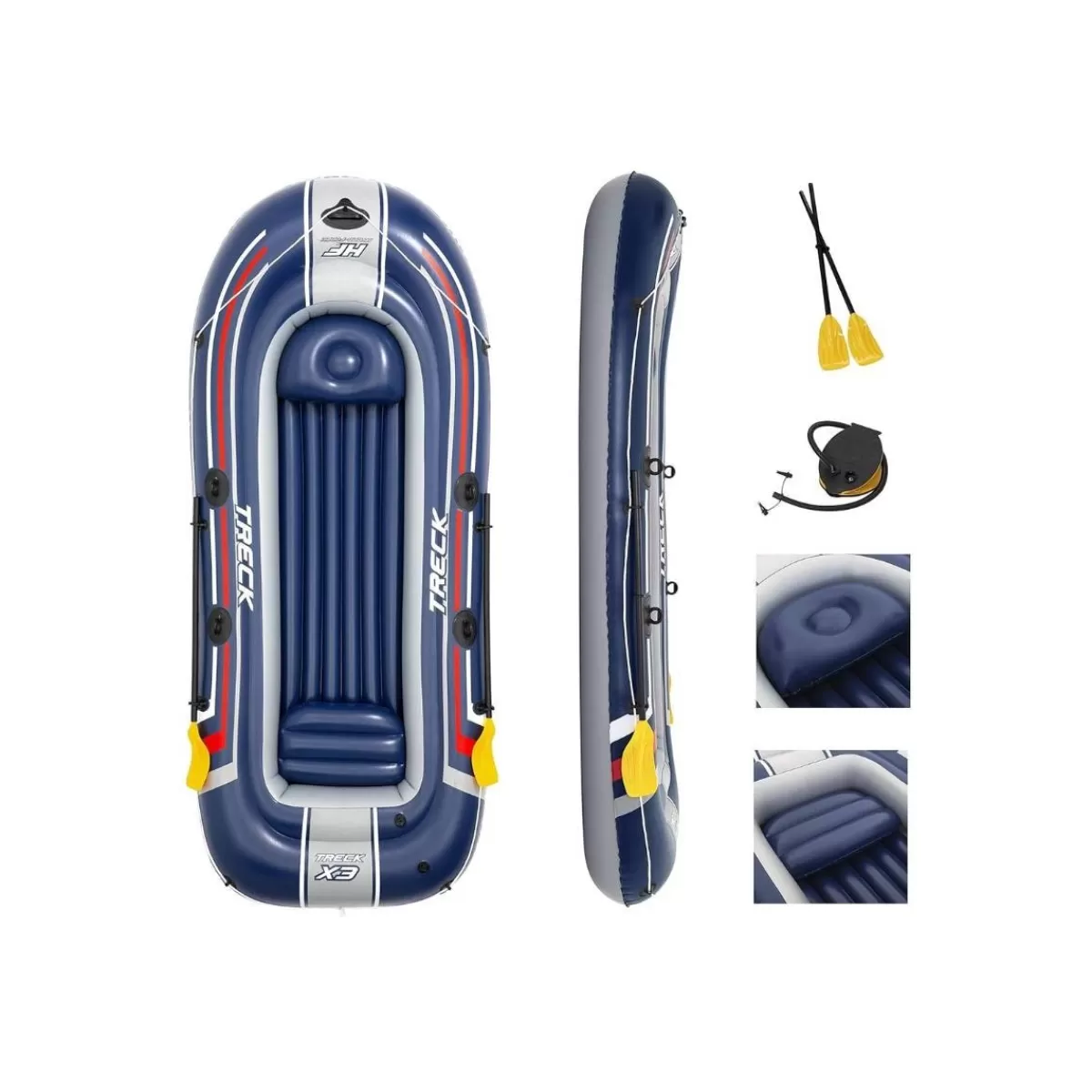 Gloria Store Gonfiabili Bestway<Set Gommone Hydro-Force Treck 307x126 Cm - Bestway 61110