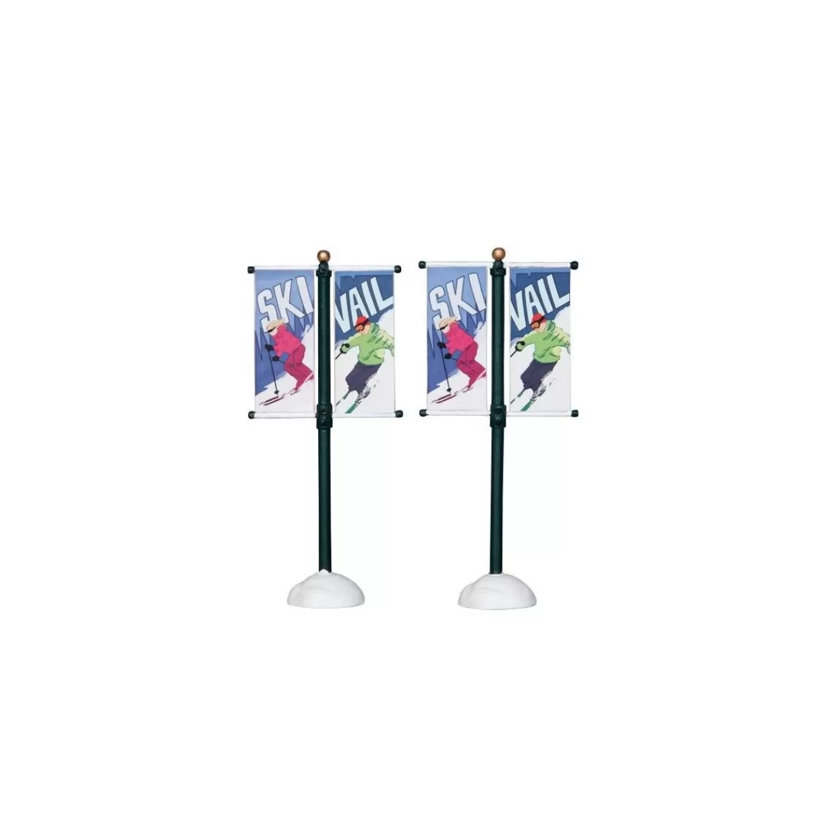 Gloria Store Accessori<Street Pole Banner Set Of 2 - Lemax 24496