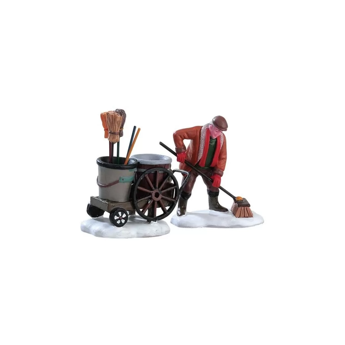 Gloria Store Personaggi<Street Sweeper Set Of 2 - Lemax 52093