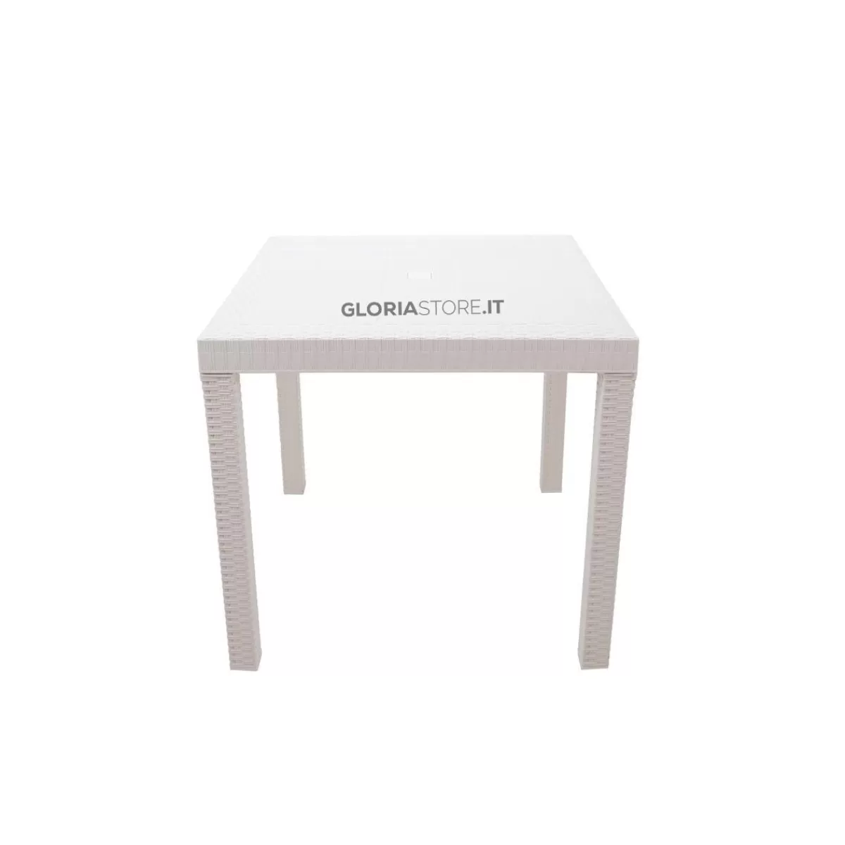 Gloria Store Tavoli da catering<Tavolo Da Giardino 80x80 Cm Bianco - Dallas