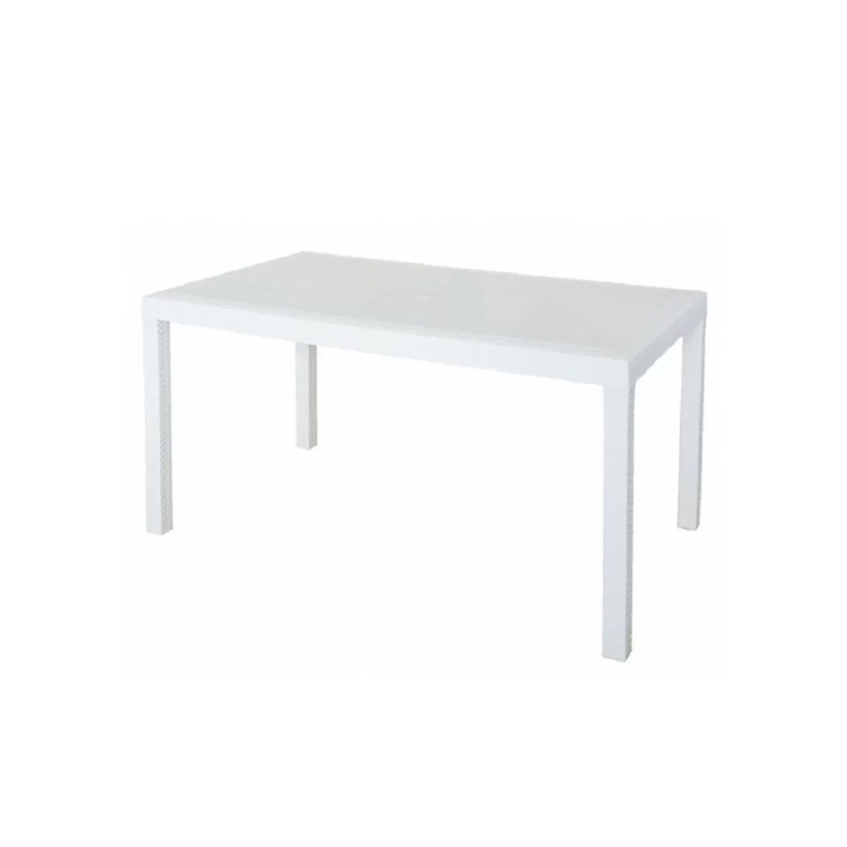 Gloria Store Tavoli da catering<Tavolo Per Esterni In Resina Bianco 150x90 Cm - Houston