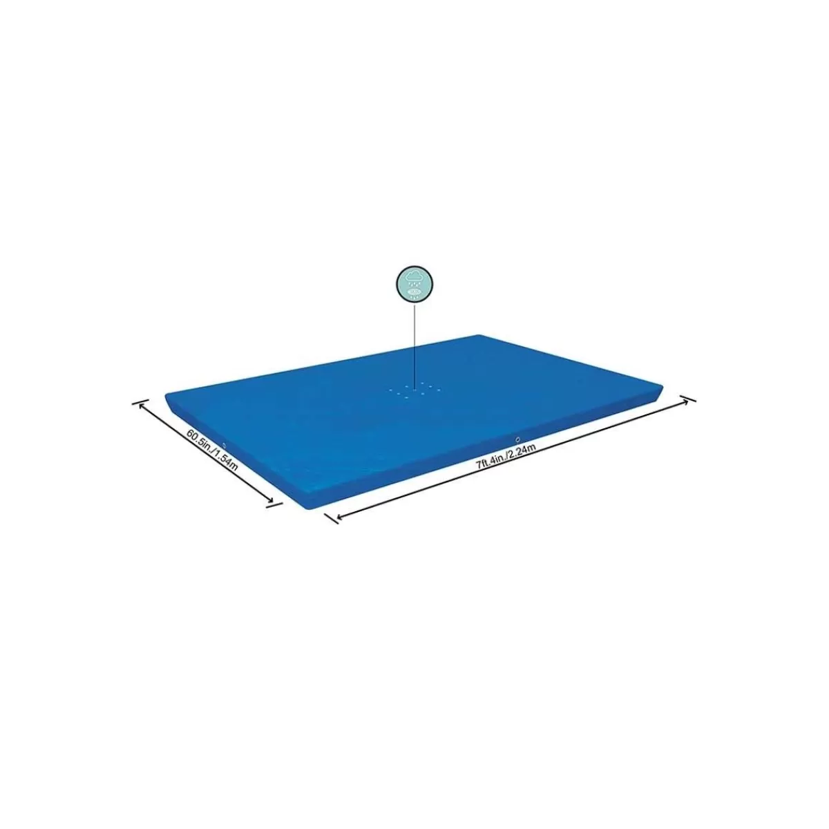 Gloria Store Accessori Bestway<Telo Di Copertura Per Piscine 224x154 Cm - Bestway 58103