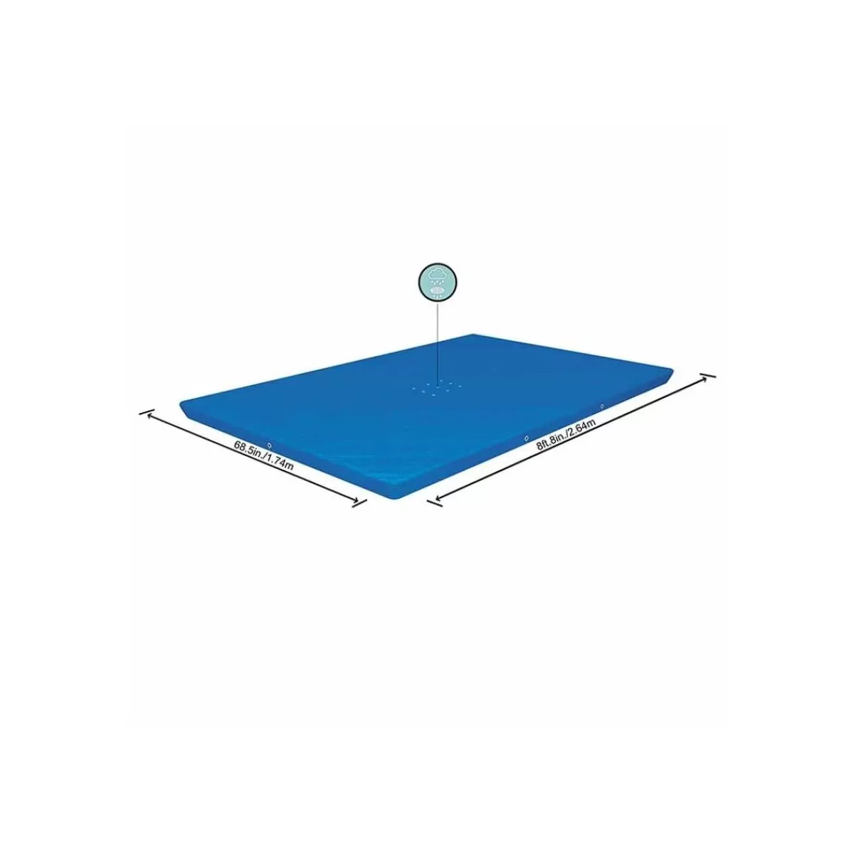 Gloria Store Accessori Bestway<Telo Di Copertura Per Piscine 264x174 Cm - Bestway 58105