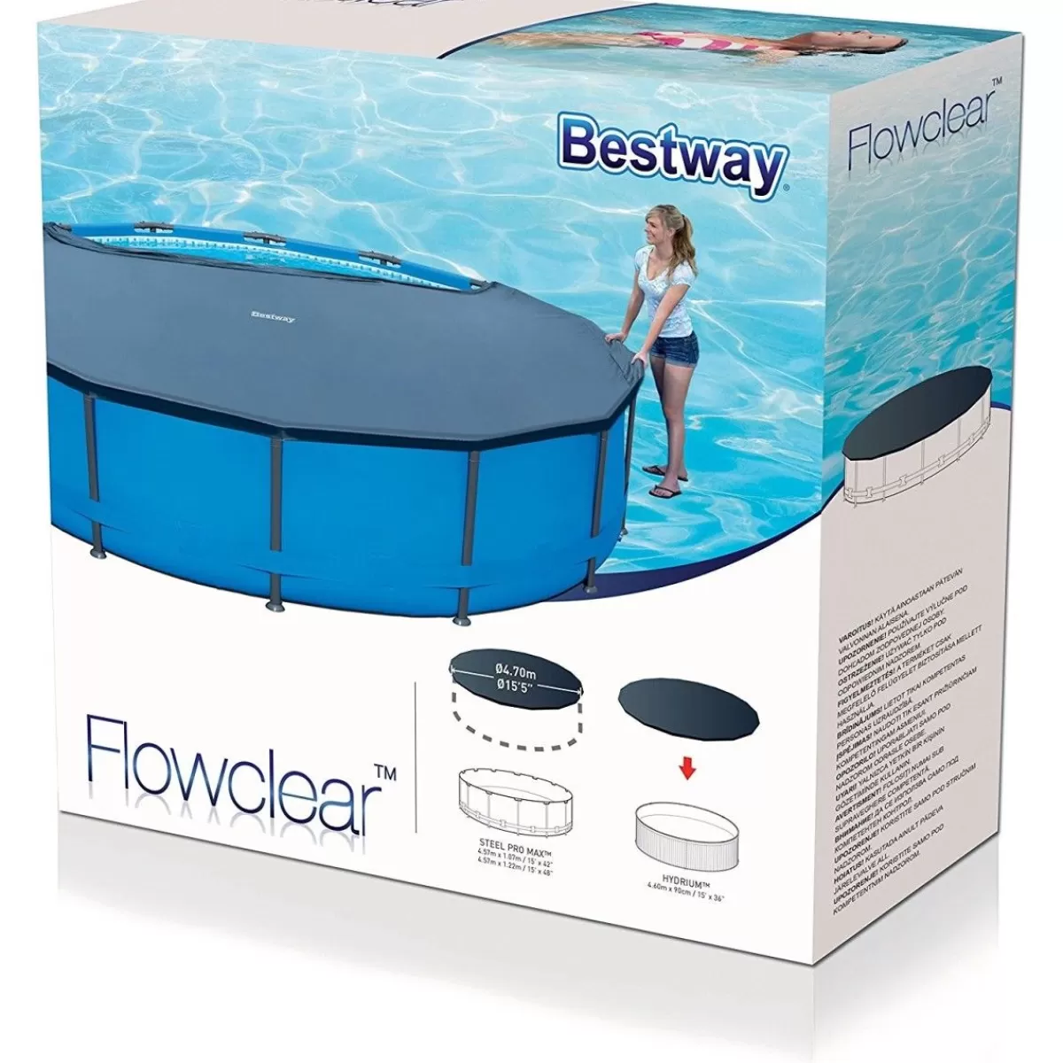 Gloria Store Accessori Bestway<Telo Di Copertura Per Piscine D.457 Cm - Bestway 58038