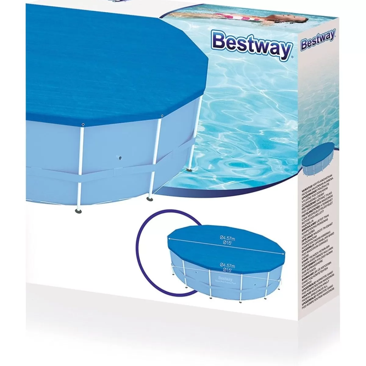 Gloria Store Accessori Bestway<Telo Di Copertura Per Piscine D.457 Cm - Bestway 58134