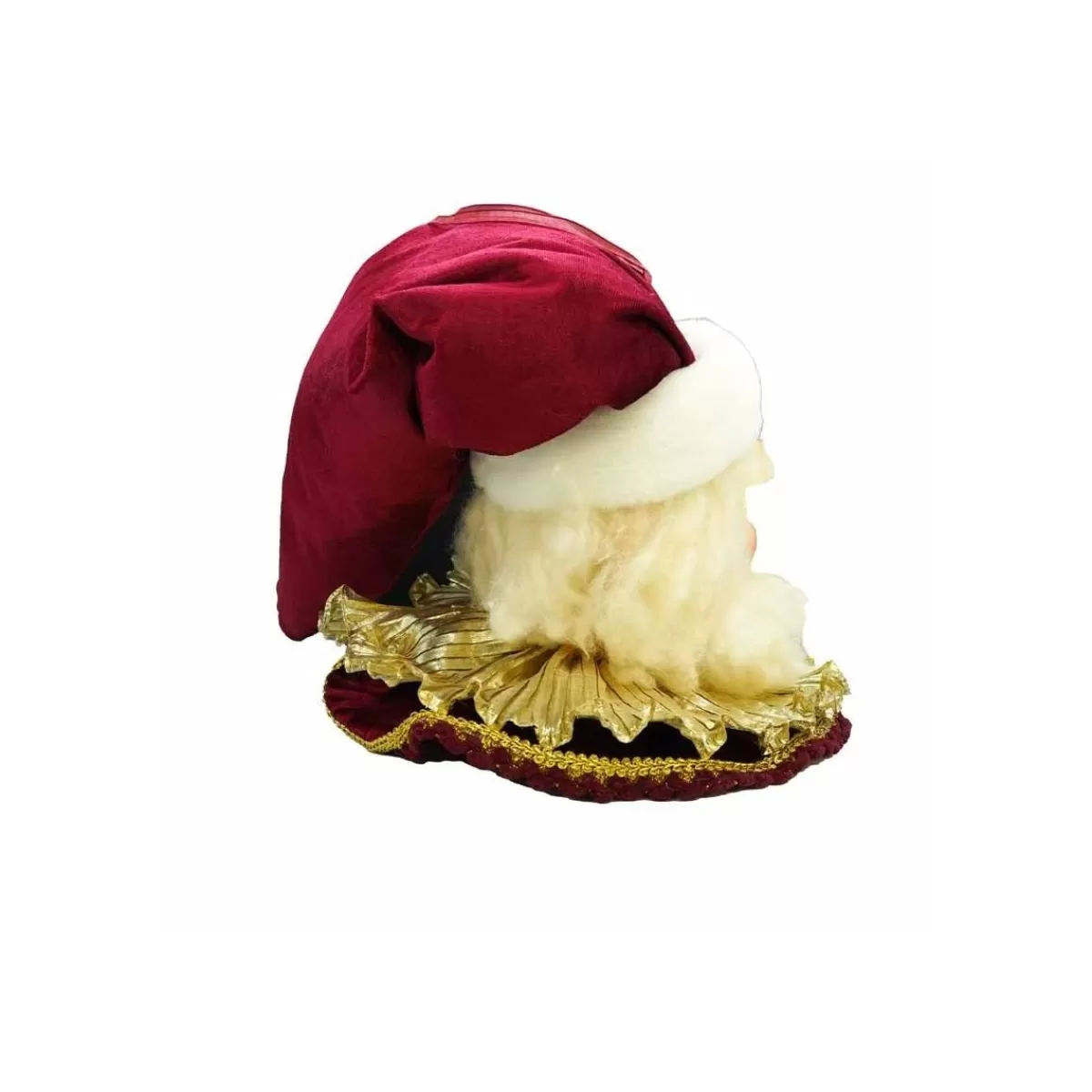 Gloria Store Babbo Natale<Testa Di Babbo Natale Da Appendere Burgundy H.61 Cm