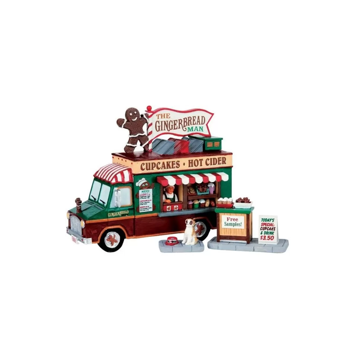 Gloria Store Edifici, Giostre e Scene<The Gingerbread Man Set Of 3 - Lemax 63278