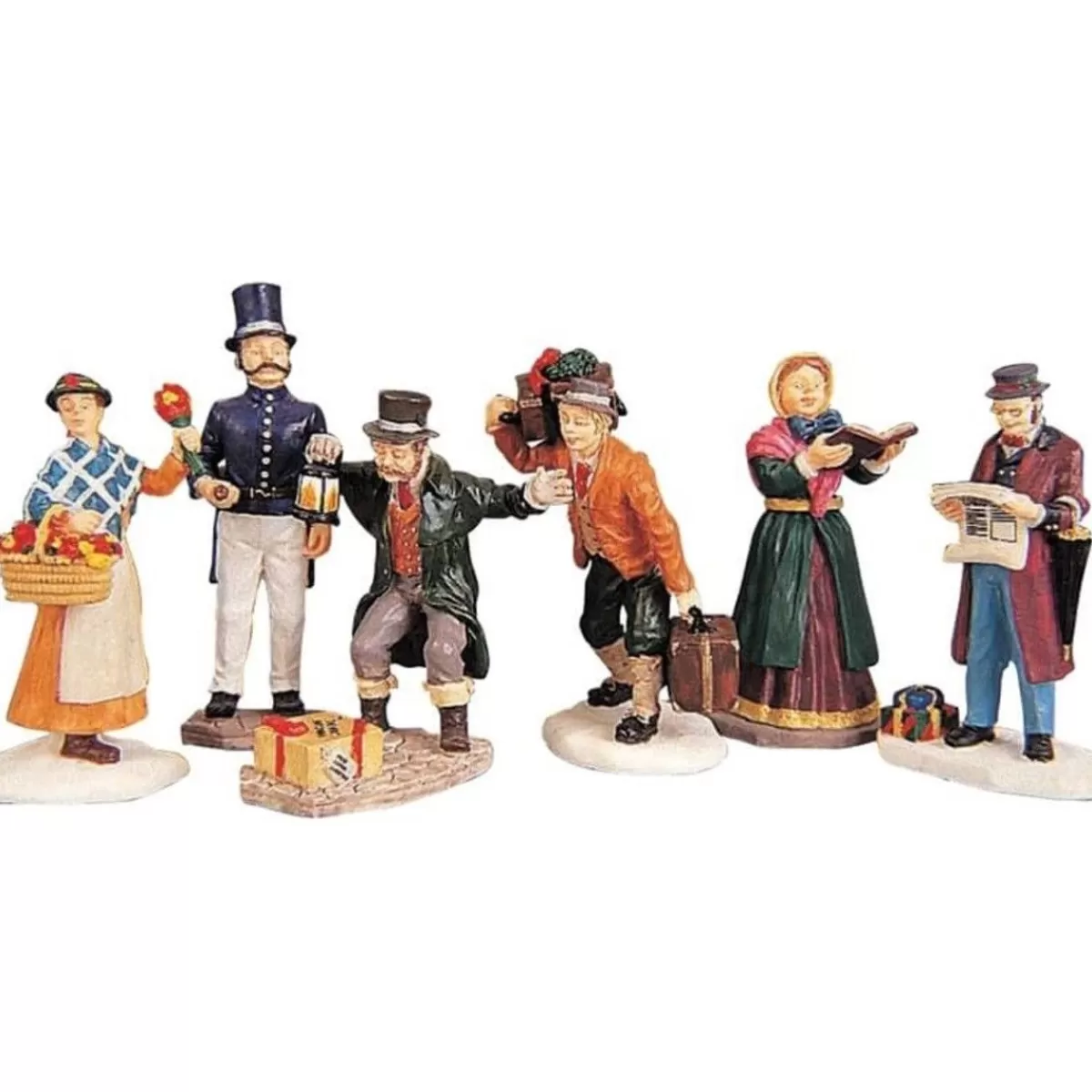 Gloria Store Personaggi<Townsfolk Figurines Set Of 6 - Lemax 92355