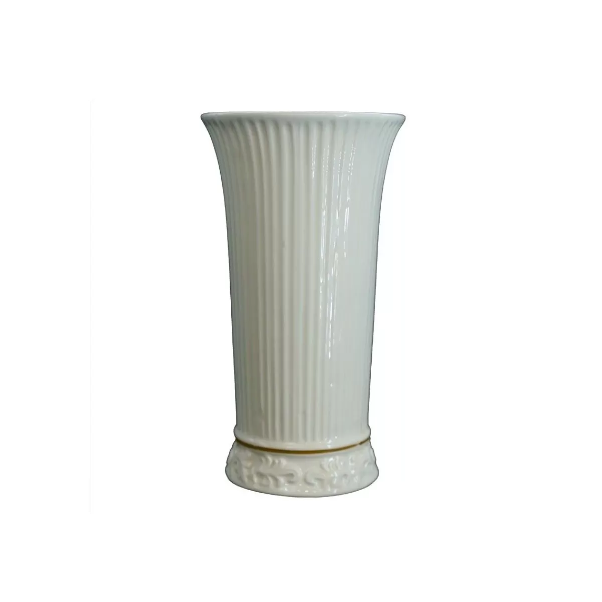 Gloria Store Ceramica<Vaso In Ceramica Bianca Con Renna H.19 Cm