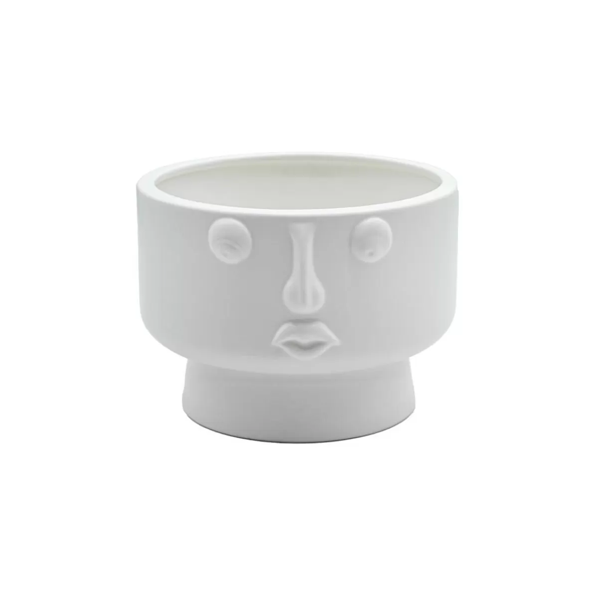 Gloria Store • Vasi | • Espositori e Mobiletti<Vaso In Ceramica Bianco H.13 Cm