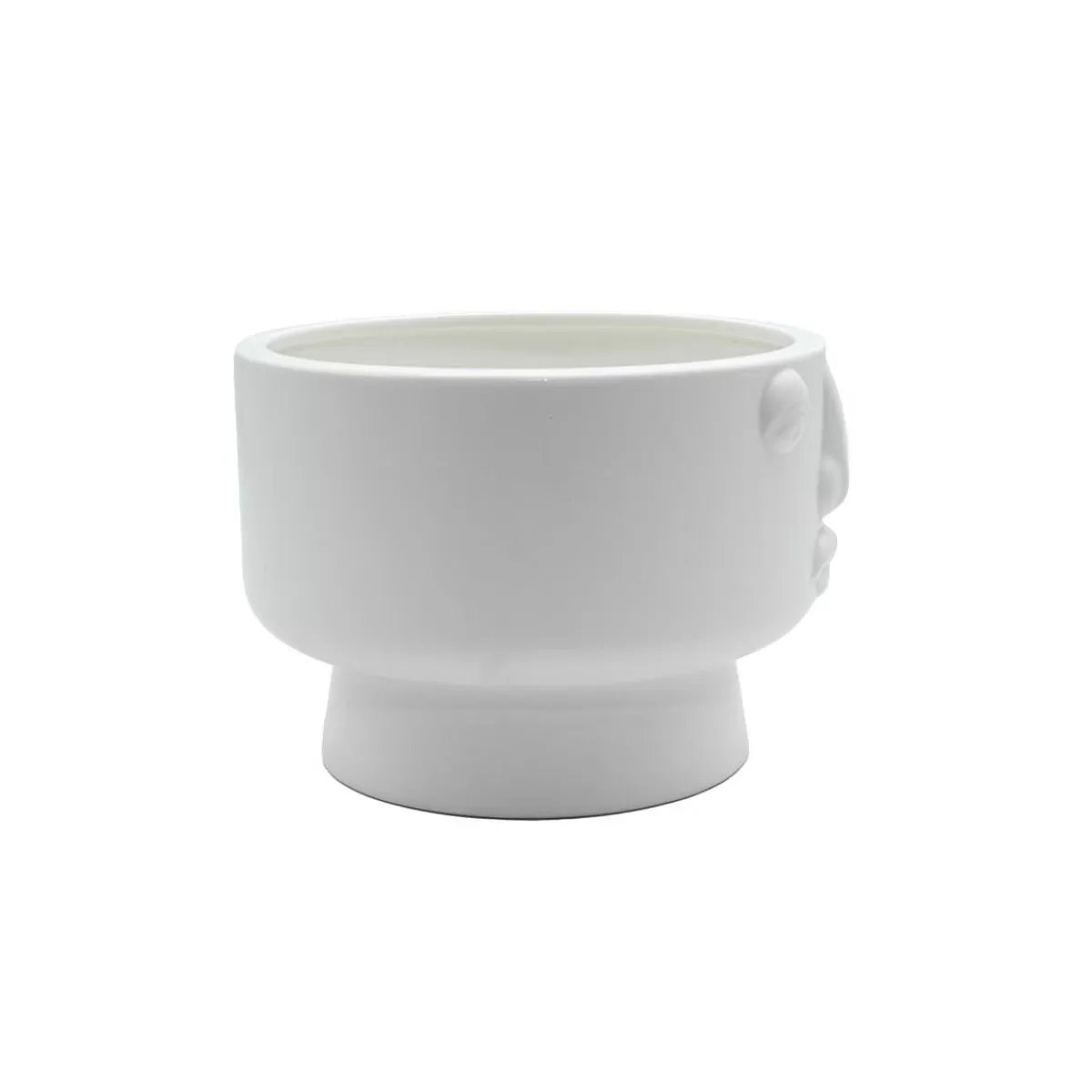 Gloria Store • Vasi | • Espositori e Mobiletti<Vaso In Ceramica Bianco H.13 Cm