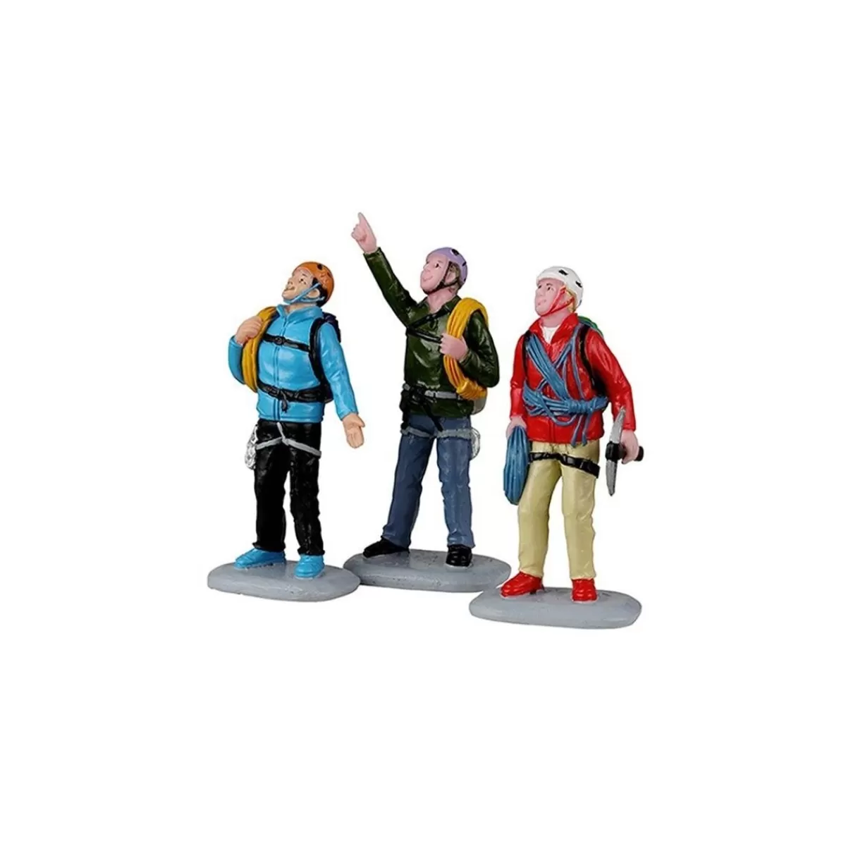 Gloria Store Personaggi<Vertical Mountain Climbers Set Of 3 - Lemax 22136