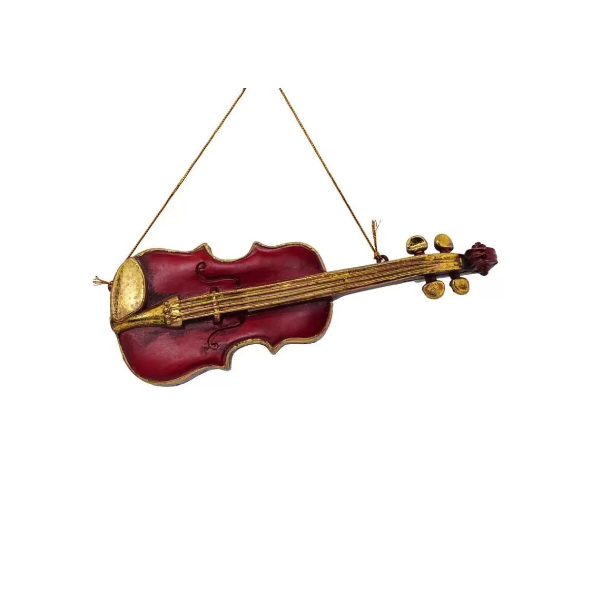 Gloria Store Decorazioni Natalizie<Violino Natalizio Da Appendere H.25 Cm