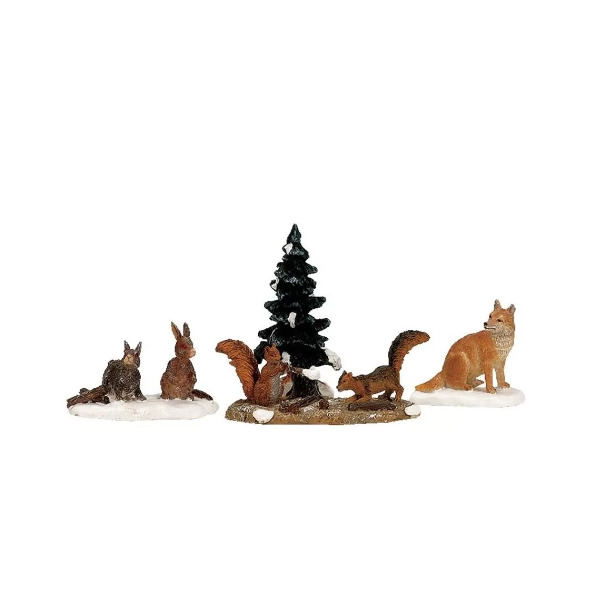 Gloria Store Personaggi<Woodland Animals Set Of 4 - Lemax 12516